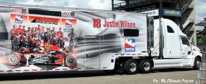 Dale Coyne Racing have a new celebratory look for their trailer