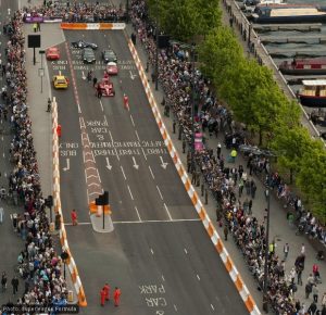 The course ran from the Merseyside Police HQ to Mann Island