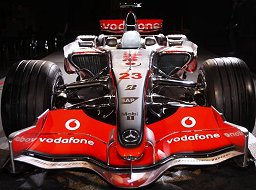 Vodafone McLaren Mercedes:The MP4-23 nose-on