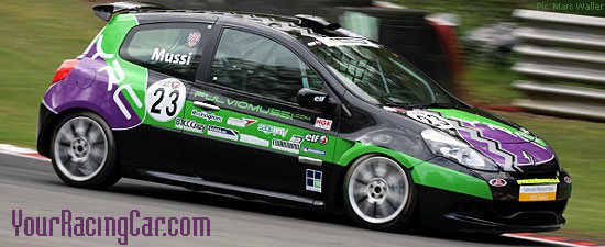 Fulvio Mussi of YourRacingCar.com out on track at Brands Hatch