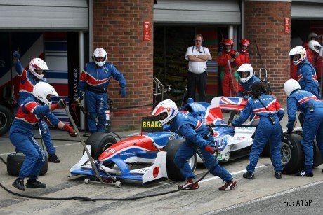 An A1GP pitstop
