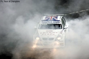 Andy Priaulx demonstrates his WTCC-winning BMW at last year's RoC