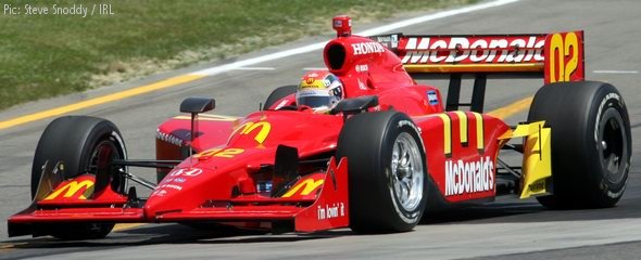 Justin Wilson on his way to second on the grid at Watkins Glen