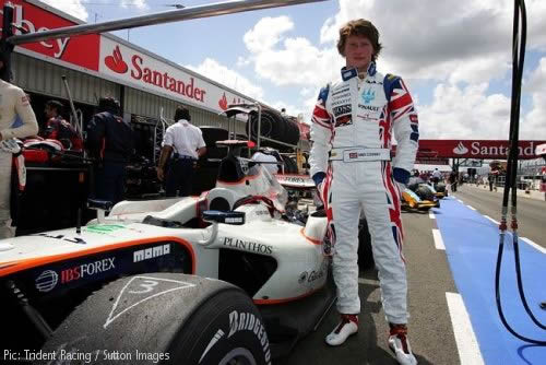 Mike Conway with his Union Flag overalls at Silverstone