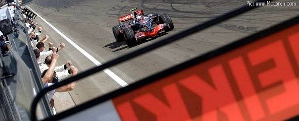 Heikki Kovalainen takes his debut victory
