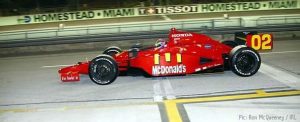 Justin Wilson practices at Homestead-Miami, where the 2009 season will end