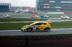 Jason Plato leads the field at Silverstone