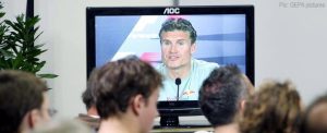 David Coulthard: a regular sight on TV screens in 2009