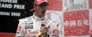Lewis Hamilton on the podium at the Chinese Grand Prix Lewis Hamilton on the podium at the Chinese Grand Prix