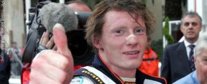 Mike Conway celebrates his GP2 win in Monte Carlo