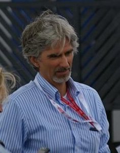 Damon Hill at Silverstone in 2008