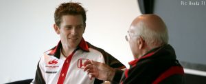Anthony Davidson and Murray Walker at a Honda open day in 2007. Both will be involved in the BBC's F1 coverage next season.