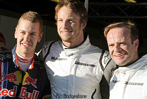 Vettel, Button and Barrichello were the fastest qualifiers