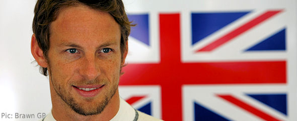 Jenson Button hoped to maintain his winning ways for the British fans