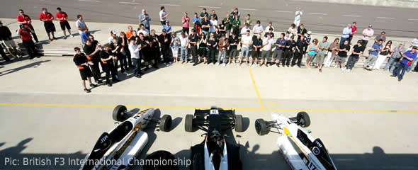 The F3 community gathers at Rockingham to remember engineer, driver and team boss Joe Tandy