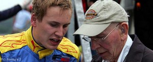 Henry Surtees at Spa with father John