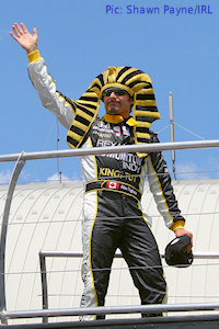 Alex Tagliani fulfils his sponsorship obligations Alex Tagliani fulfils his sponsorship obligations