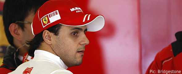 Felipe Massa earlier in the season