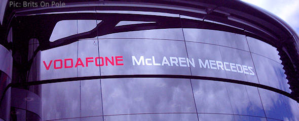 The McLaren F1 Brand Centre at Silverstone