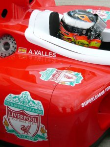 Adrian Valles is in his second year driving for Liverpool