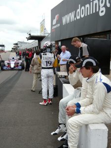 Donington pitlane