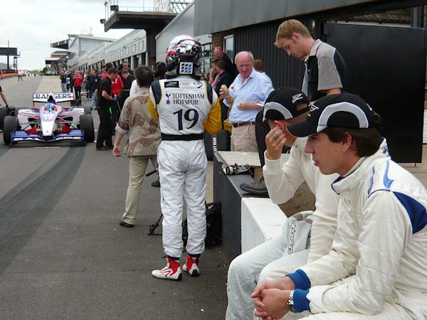 Donington pitlane