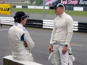 Kennard and Tappy were spectators for the car demos