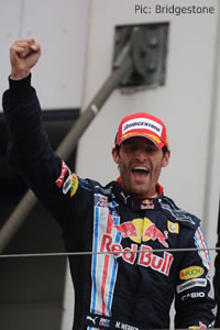 Mark Webber: pleased as punch