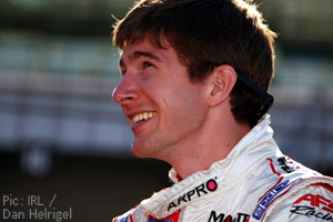 2009 Indy Lights champion JR Hildebrand