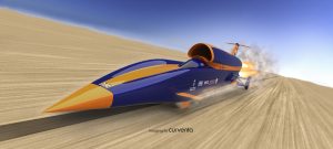 Bloodhound SSC: Front dynamic view