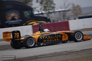 Christodoulou was driving the same car that Simona de Silvestro challenged for the 2009 title in