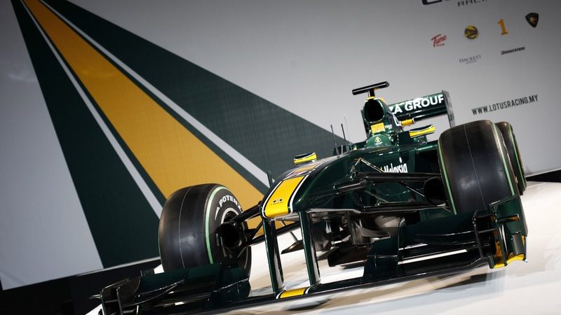 The Lotus T127 at its February 2010 launch in London