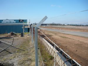 The state of the circuit on the day of the Save Donington rally