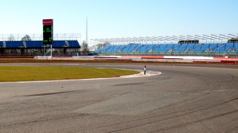 Silverstone from the track