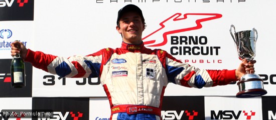 Jolyon Palmer wins in Brno