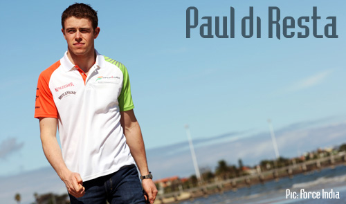 Paul di Resta Paul di Resta in Australia for his first grand prix