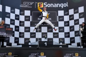 Craig Dolby: a happy man on the podium