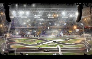 Artist's impression of the Dusseldorf track (Pic: RoC)