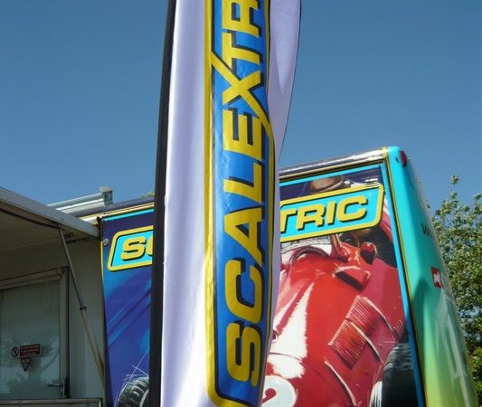 Scalextric was one of several manufacturers on hand