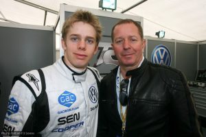 Father and son - Alex and Martin Brundle