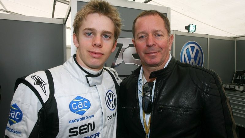 Father and son - Alex and Martin Brundle