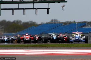 Start of race three - Calado leads