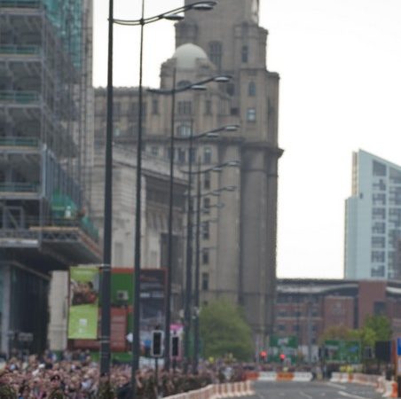 Two Liverpool icons: the football club and the Liver Building