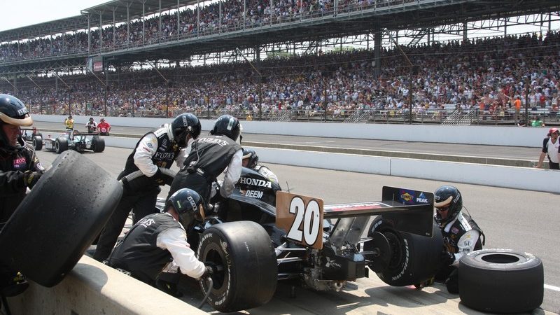 Ed Carpenter in the pits