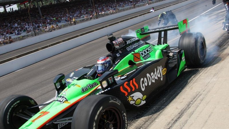 Danica Patrick gets back under way