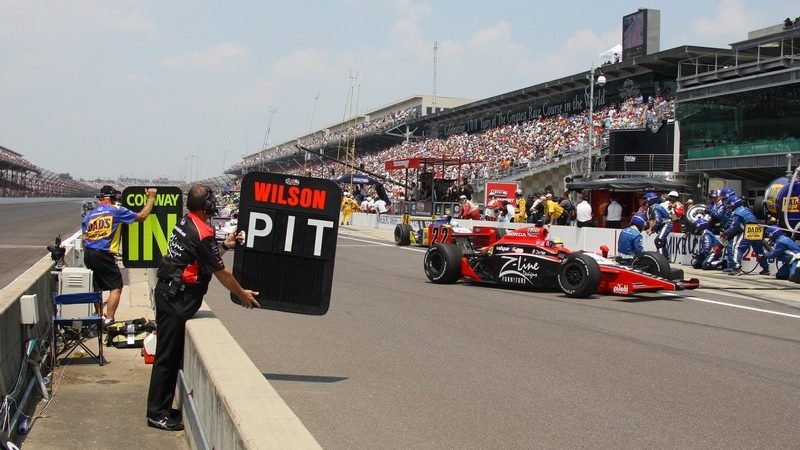 Conway and Wilson are called into the pits