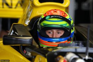 Sims raced in Auto GP with the Charouz-Gravity team