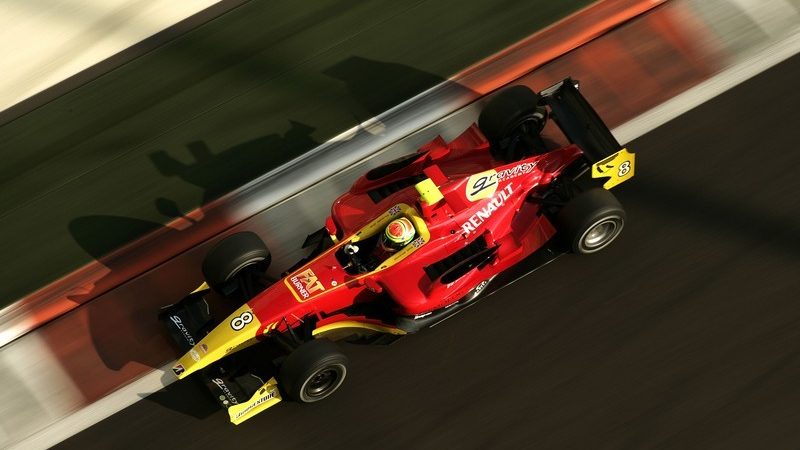 GP2 testing with Racing Engineering