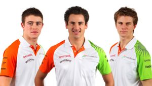 Vijay's Angels: di Resta, Sutil, Hulkenberg