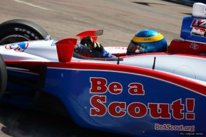 Sebastien Bourdais is the new driver for the Boy Scouts of America